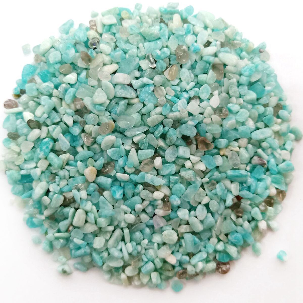Chip Amazonalite Beads for Home Decoration & Decor Making Jewelry 100Gram Crushed Irregular Tumbled Stone Pieces Beads No hole