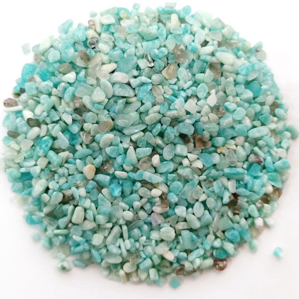 Chip Amazonalite Beads for Home Decoration & Decor Making Jewelry 100Gram Crushed Irregular Tumbled Stone Pieces Beads No hole