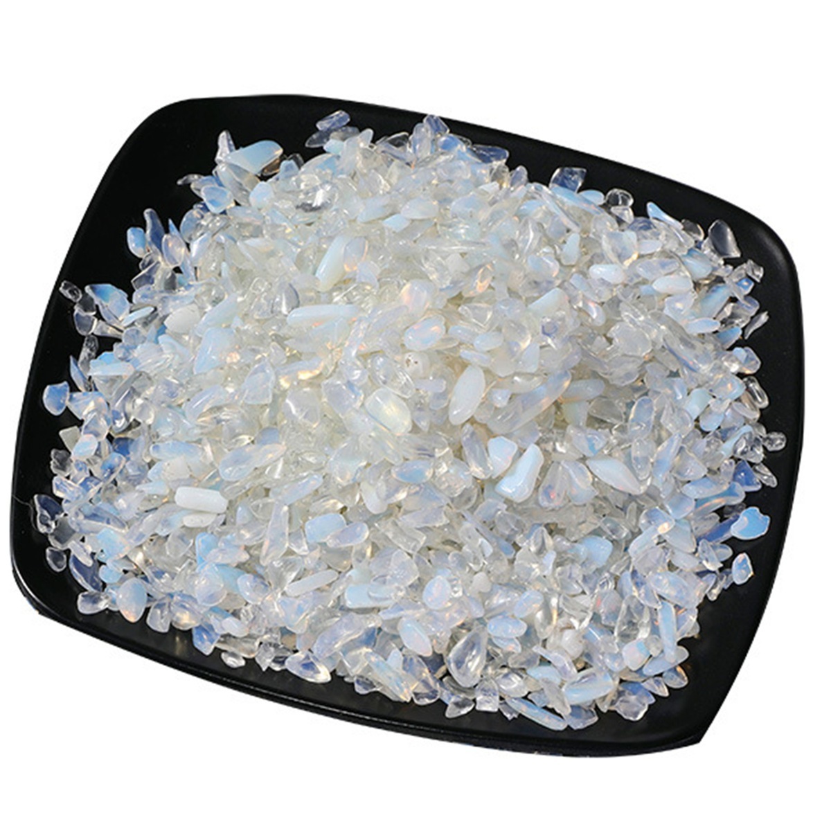 Chip Opal Beads for Home Decoration & Decor Making Jewelry 100Gram Crushed Irregular Tumbled Stone Pieces Beads No hole