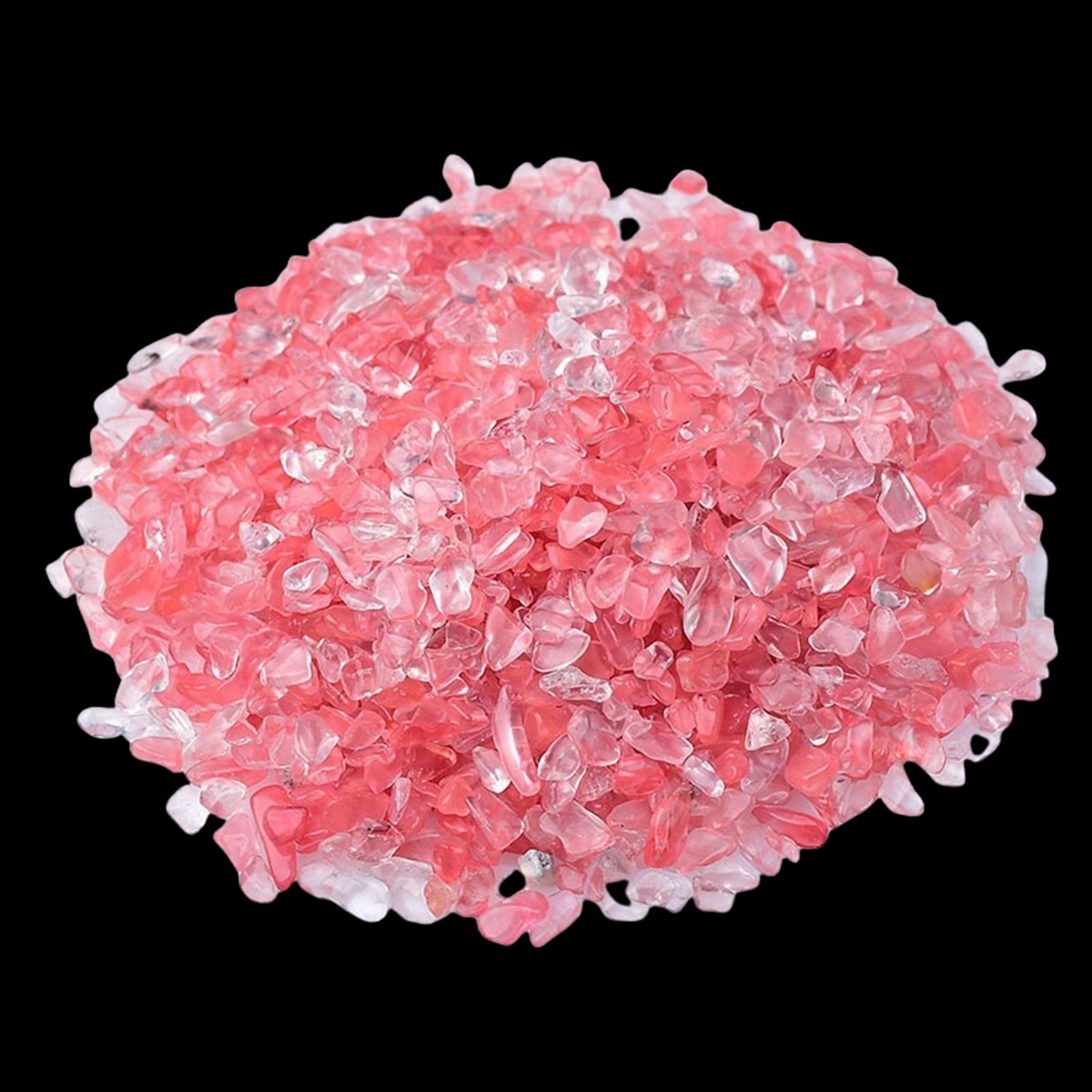Chip Cherry Quartz Beads for Home Decoration & Decor Making Jewelry 100Gram Crushed Irregular Tumbled Stone Pieces Beads No hole