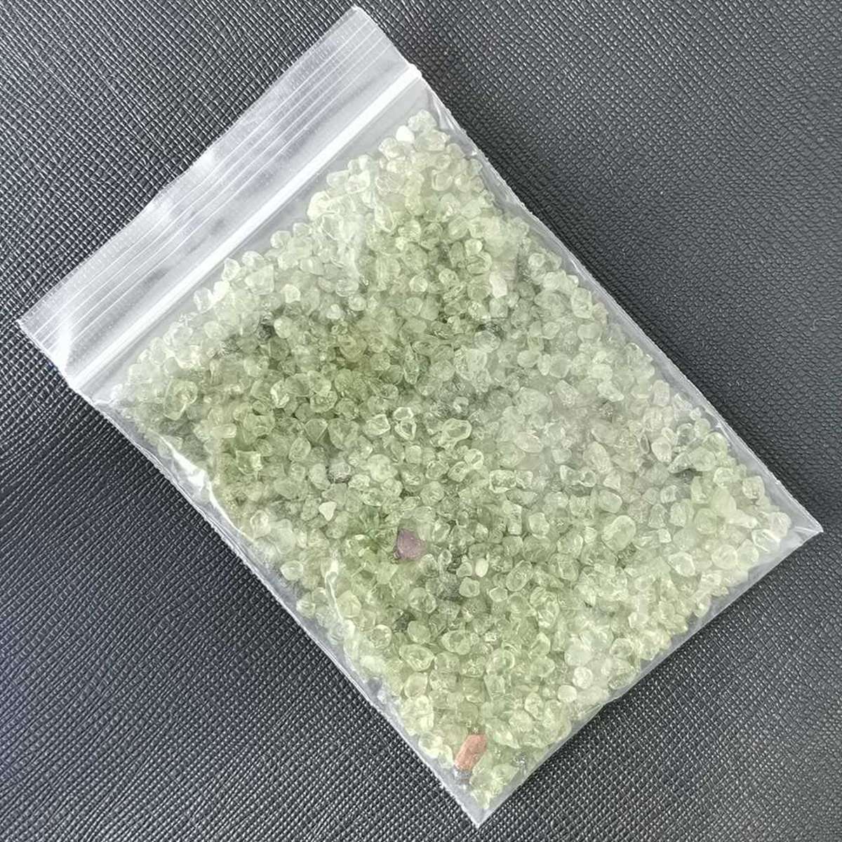 Chip Peridot Beads for Home Decoration & Decor Making Jewelry 100Gram Crushed Irregular Tumbled Stone Pieces Beads No hole