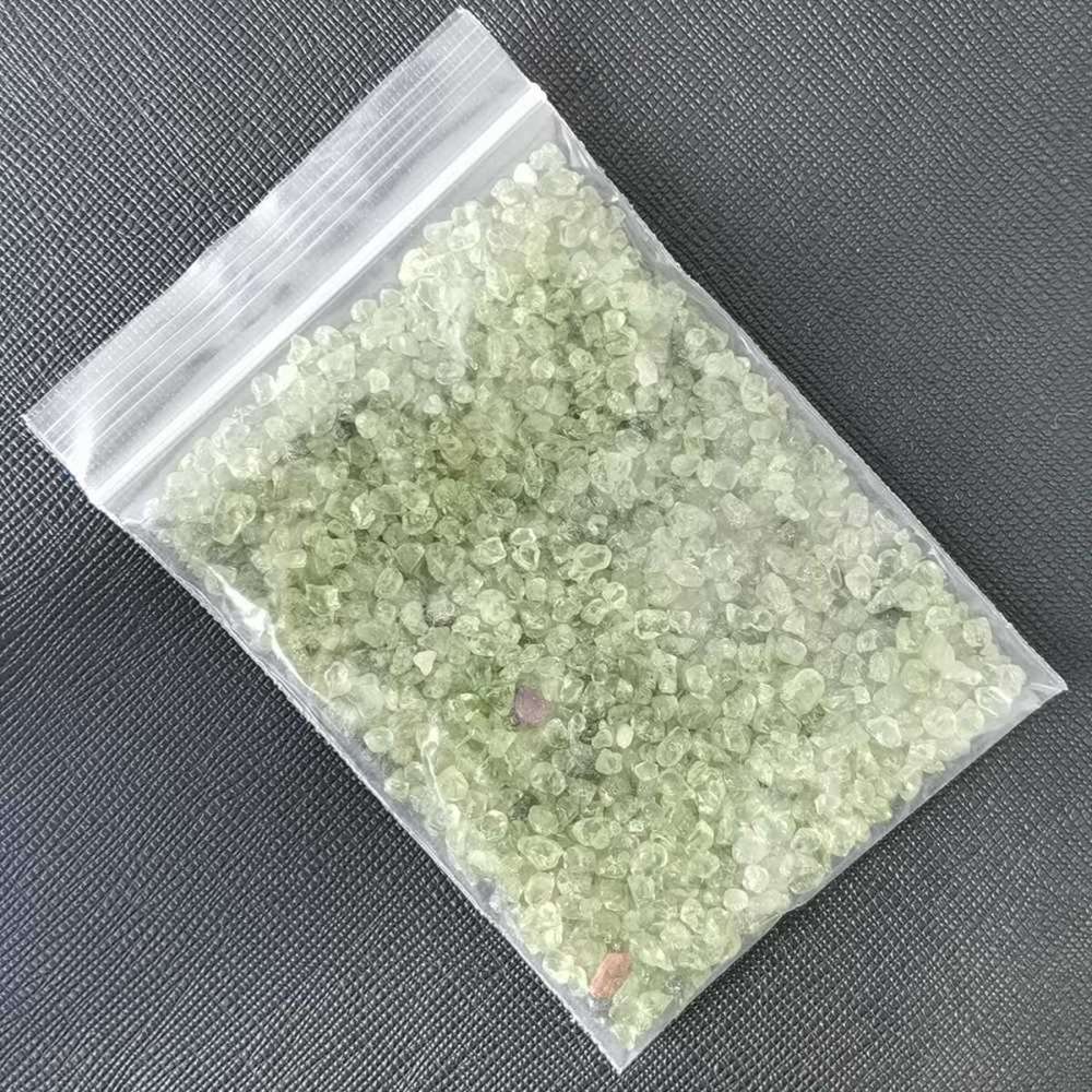 Chip Peridot Beads for Home Decoration & Decor Making Jewelry 100Gram Crushed Irregular Tumbled Stone Pieces Beads No hole