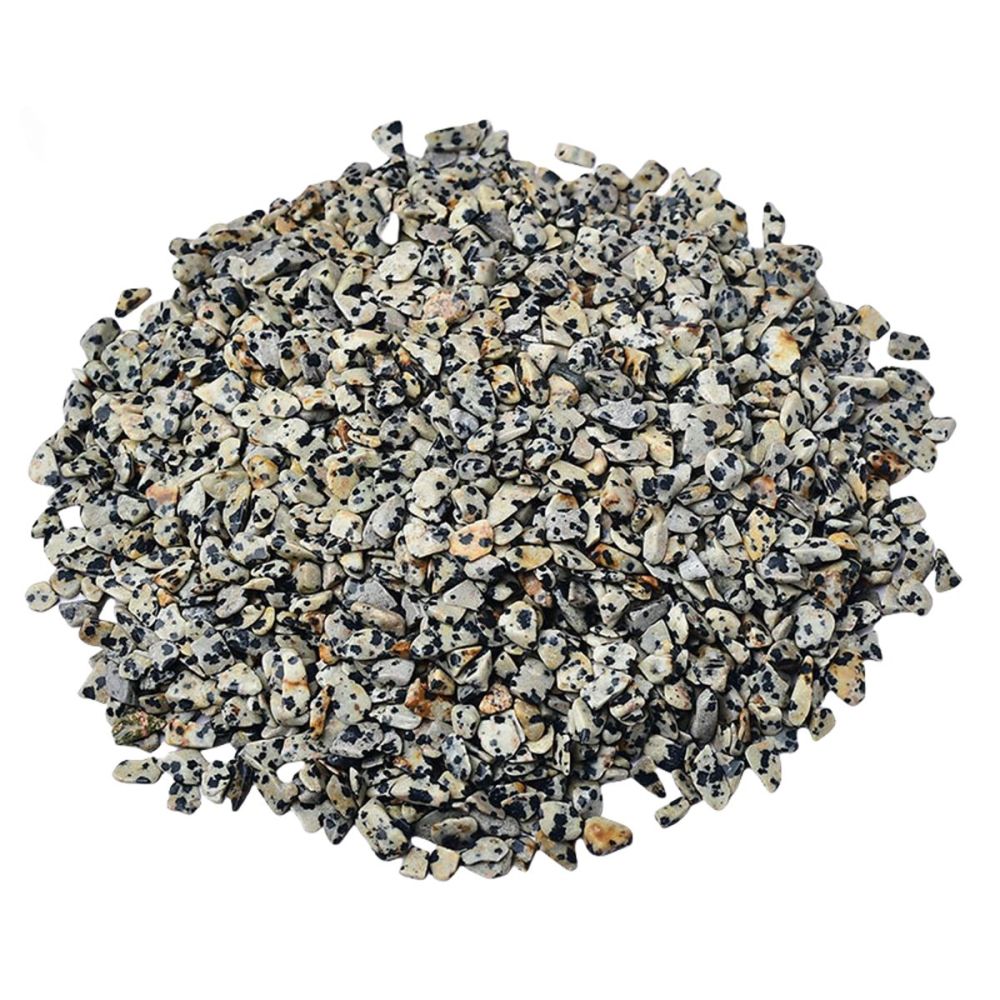 Chip Dalmation Jasper Beads for Home Decoration & Decor Making Jewelry 100Gram Crushed Irregular Tumbled Stone Pieces Beads No hole