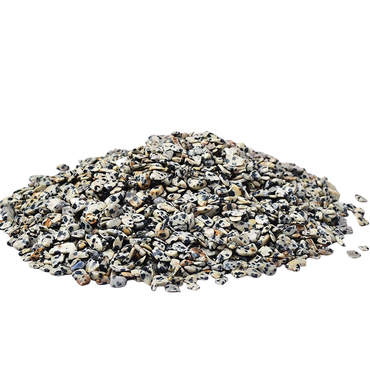 Chip Dalmation Jasper Beads for Home Decoration & Decor Making Jewelry 100Gram Crushed Irregular Tumbled Stone Pieces Beads No hole