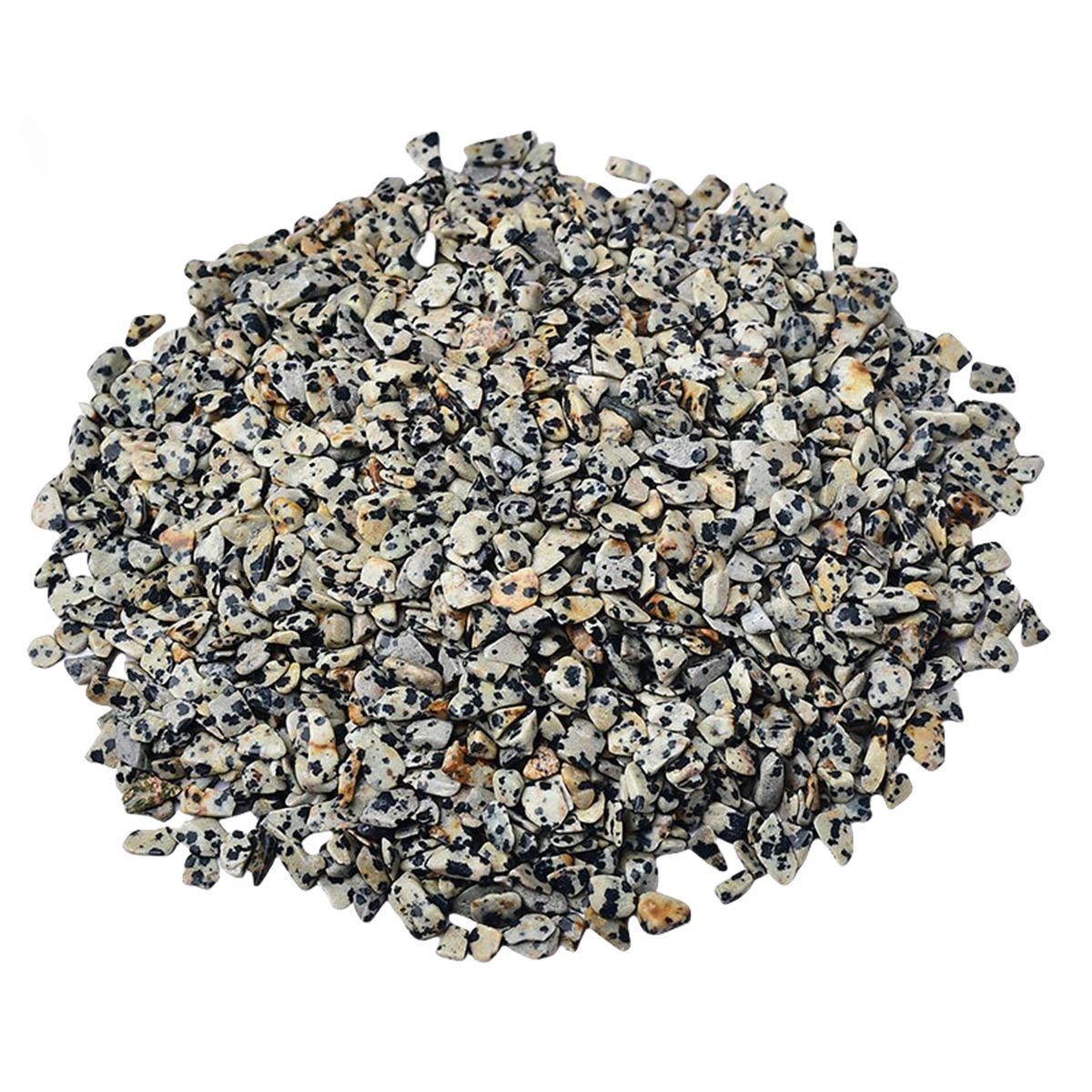 Chip Dalmation Jasper Beads for Home Decoration & Decor Making Jewelry 100Gram Crushed Irregular Tumbled Stone Pieces Beads No hole