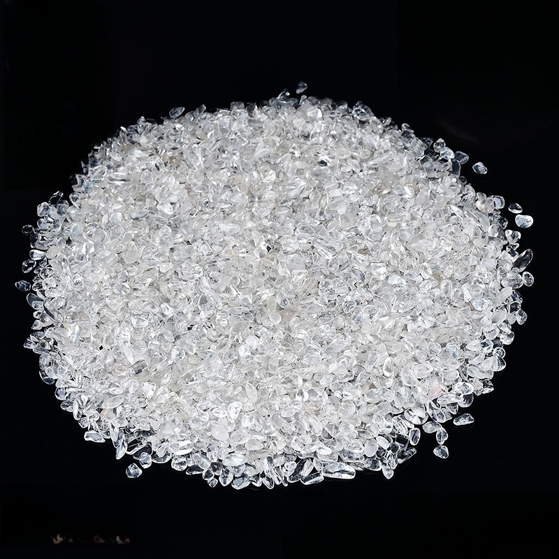 Chip Quartz Crystal Beads for Home Decoration & Decor Making Jewelry 100Gram Crushed Irregular Tumbled Stone Pieces Beads No hole