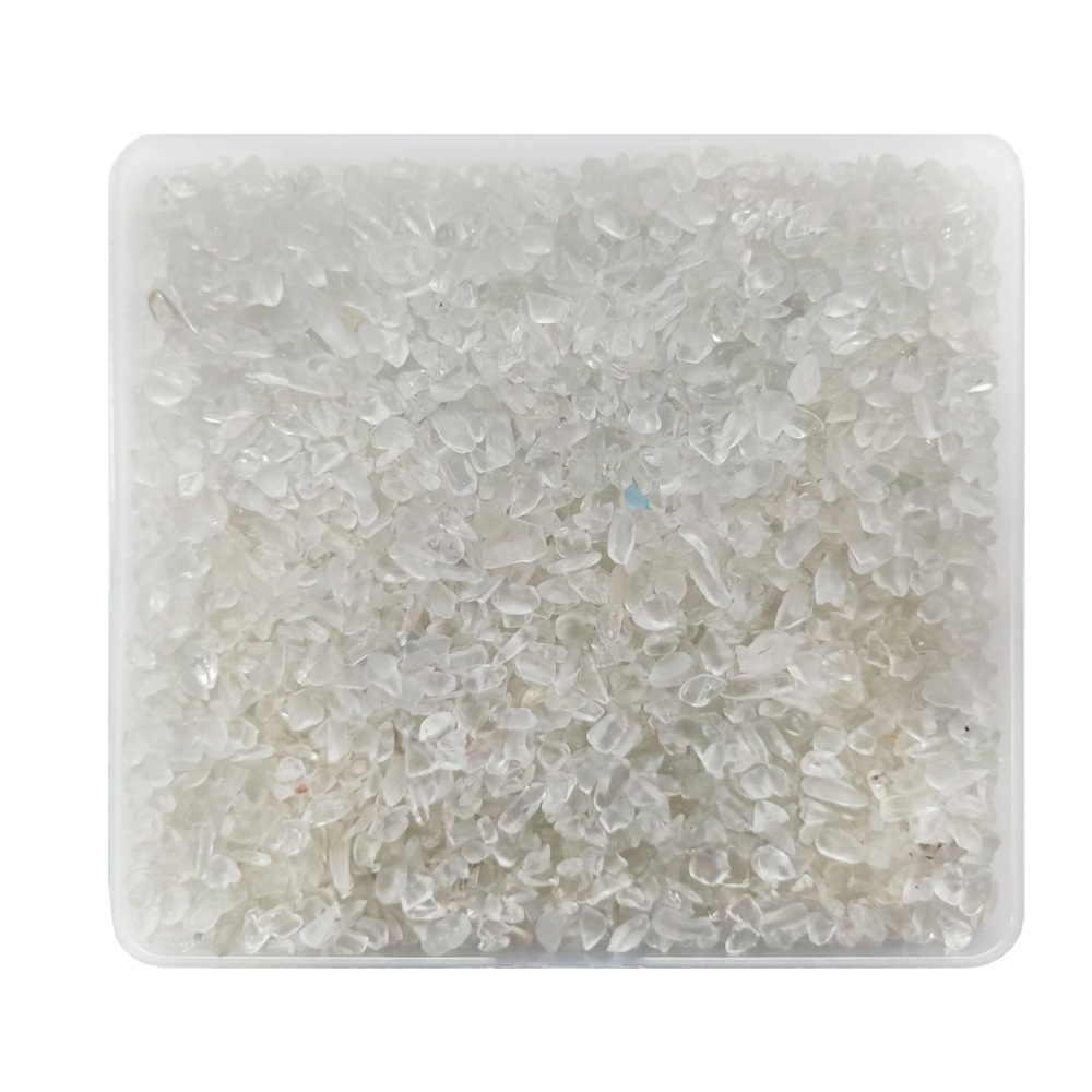 Chip Quartz Crystal Beads for Home Decoration & Decor Making Jewelry 100Gram Crushed Irregular Tumbled Stone Pieces Beads No hole