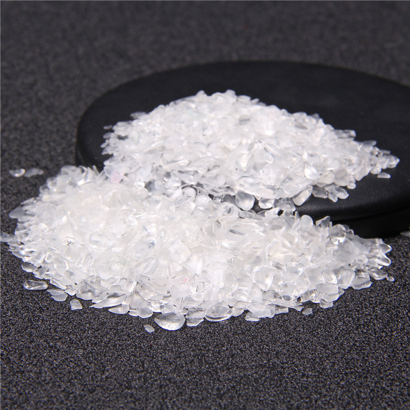 Chip Quartz Crystal Beads for Home Decoration & Decor Making Jewelry 100Gram Crushed Irregular Tumbled Stone Pieces Beads No hole