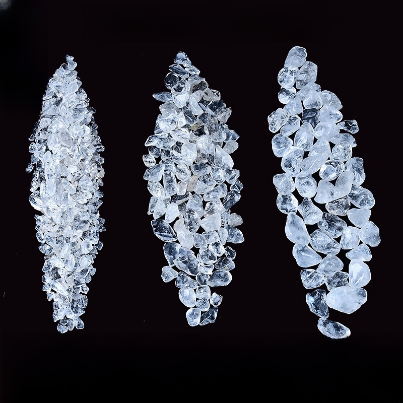 Chip Quartz Crystal Beads for Home Decoration & Decor Making Jewelry 100Gram Crushed Irregular Tumbled Stone Pieces Beads No hole