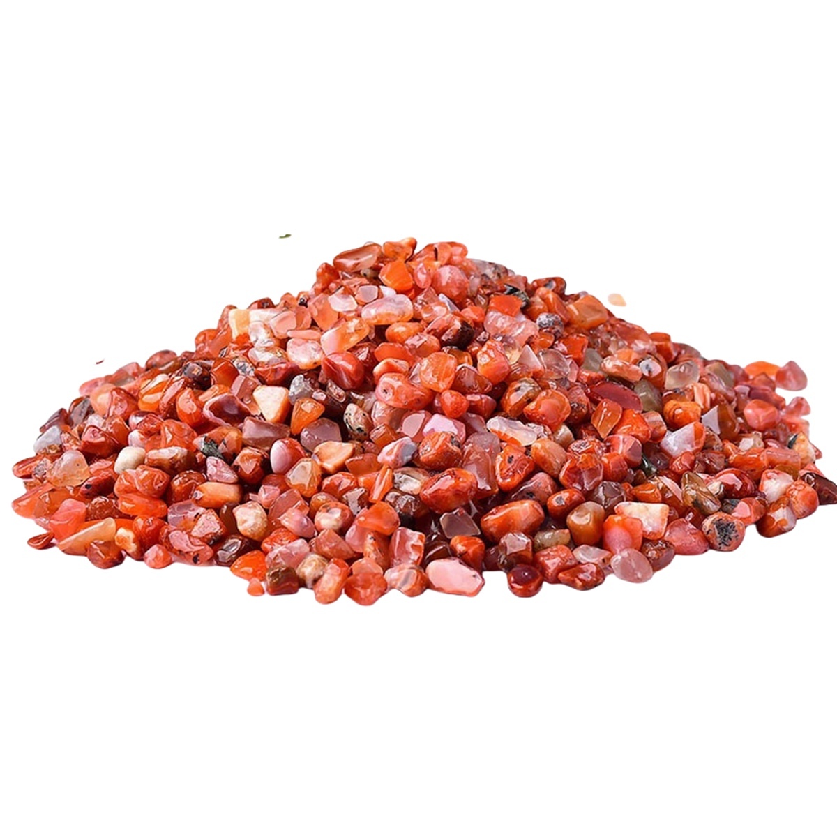 Chip South Red Agate Beads for Home Decoration & Decor Making Jewelry 100Gram Crushed Irregular Tumbled Stone Pieces Beads No hole