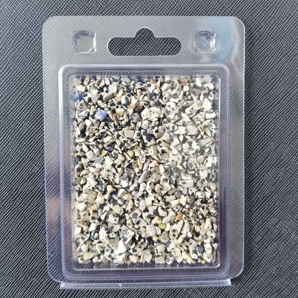 Chip Dalmation Jasper Beads for Home Decoration & Decor Making Jewelry 100Gram Crushed Irregular Tumbled Stone Pieces Beads No hole