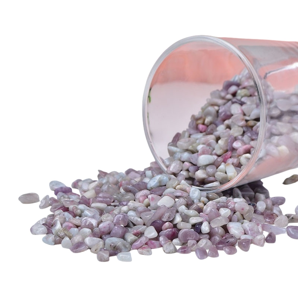 Chip Plum Blossom Tourmaline Beads for Home Decoration & Decor Making Jewelry 100Gram Crushed Irregular Tumbled Stone Pieces Beads No hole