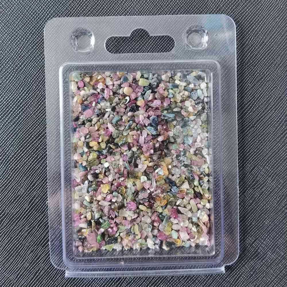 Chip Colorful Tourmaline Beads for Home Decoration & Decor Making Jewelry 100Gram Crushed Irregular Tumbled Stone Pieces Beads No hole
