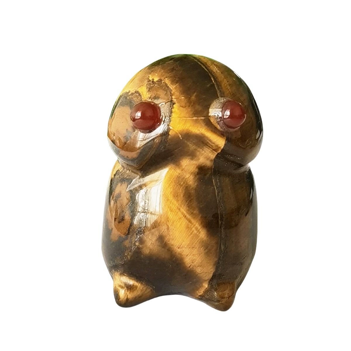 Handmade Craved Gemstone Monster Pendant for Home & office Decor 25X40MM  Spirit Crystal Ghost Sculpture Figurine Ornament Healing Stone