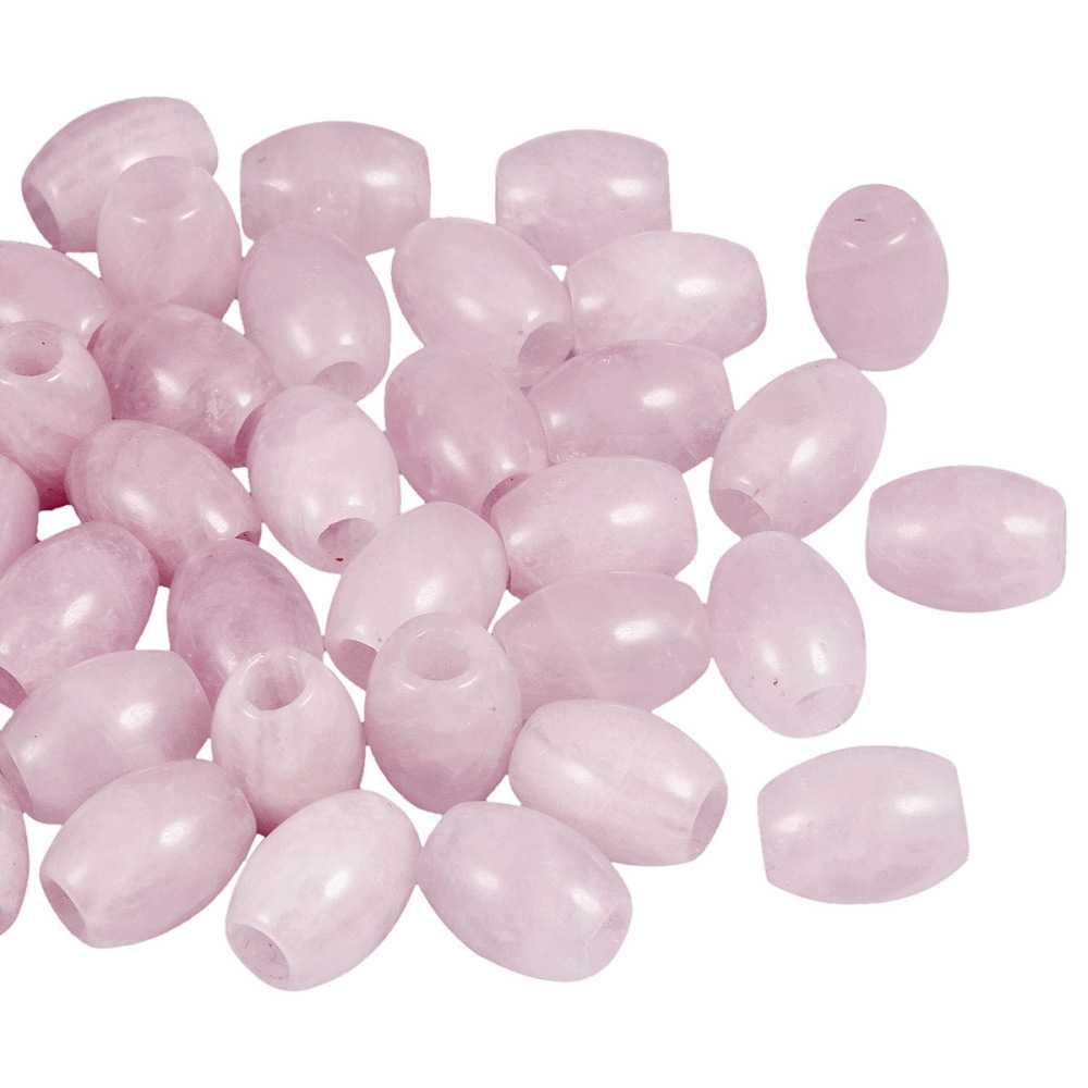 Handmade Craved Loose 12X16MM Oval Stone Beads for Making Jewelry Drilled Big Hole-5MM 1Pieces