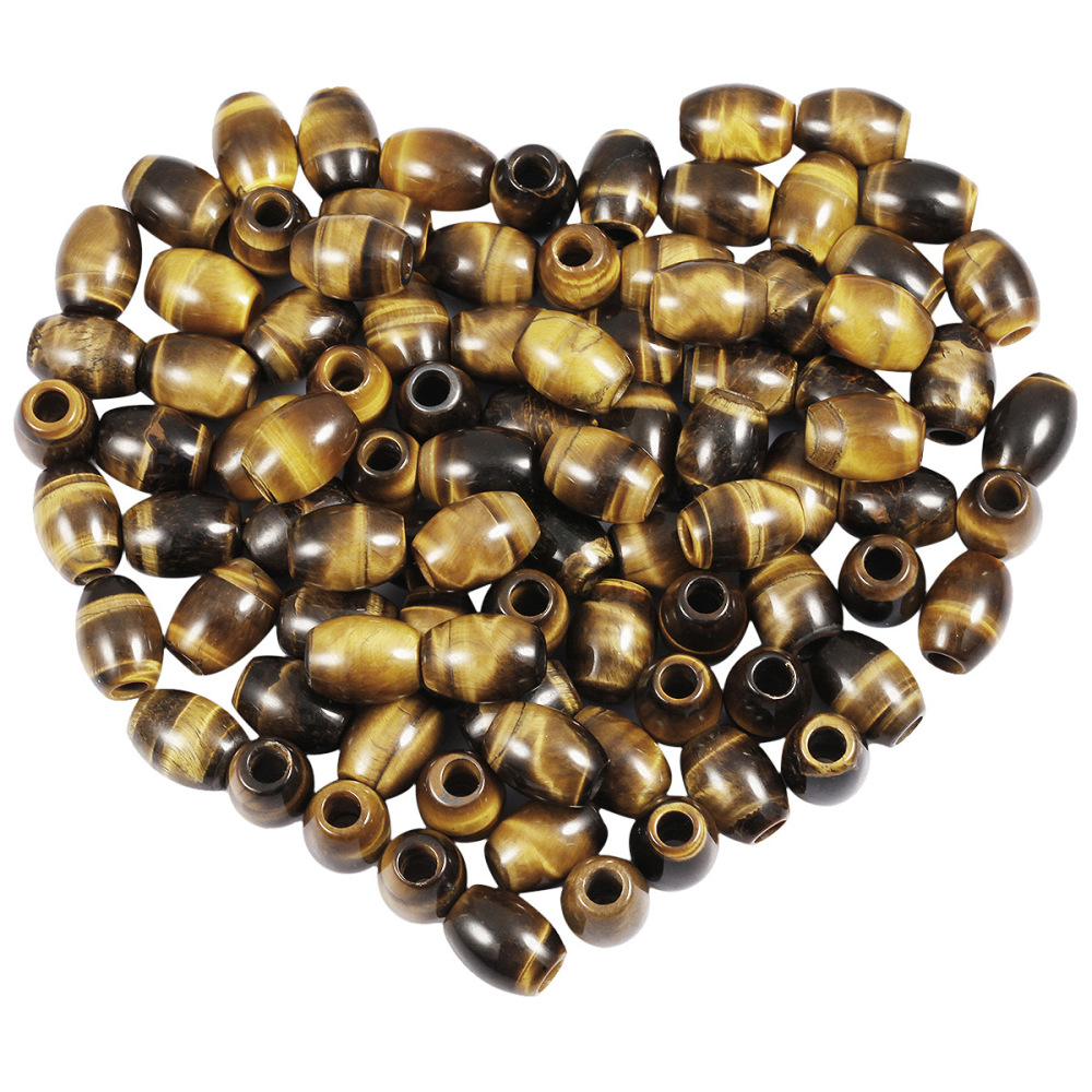 Handmade Craved Loose 12X16MM Oval Stone Beads for Making Jewelry Drilled Big Hole-5MM 1Pieces