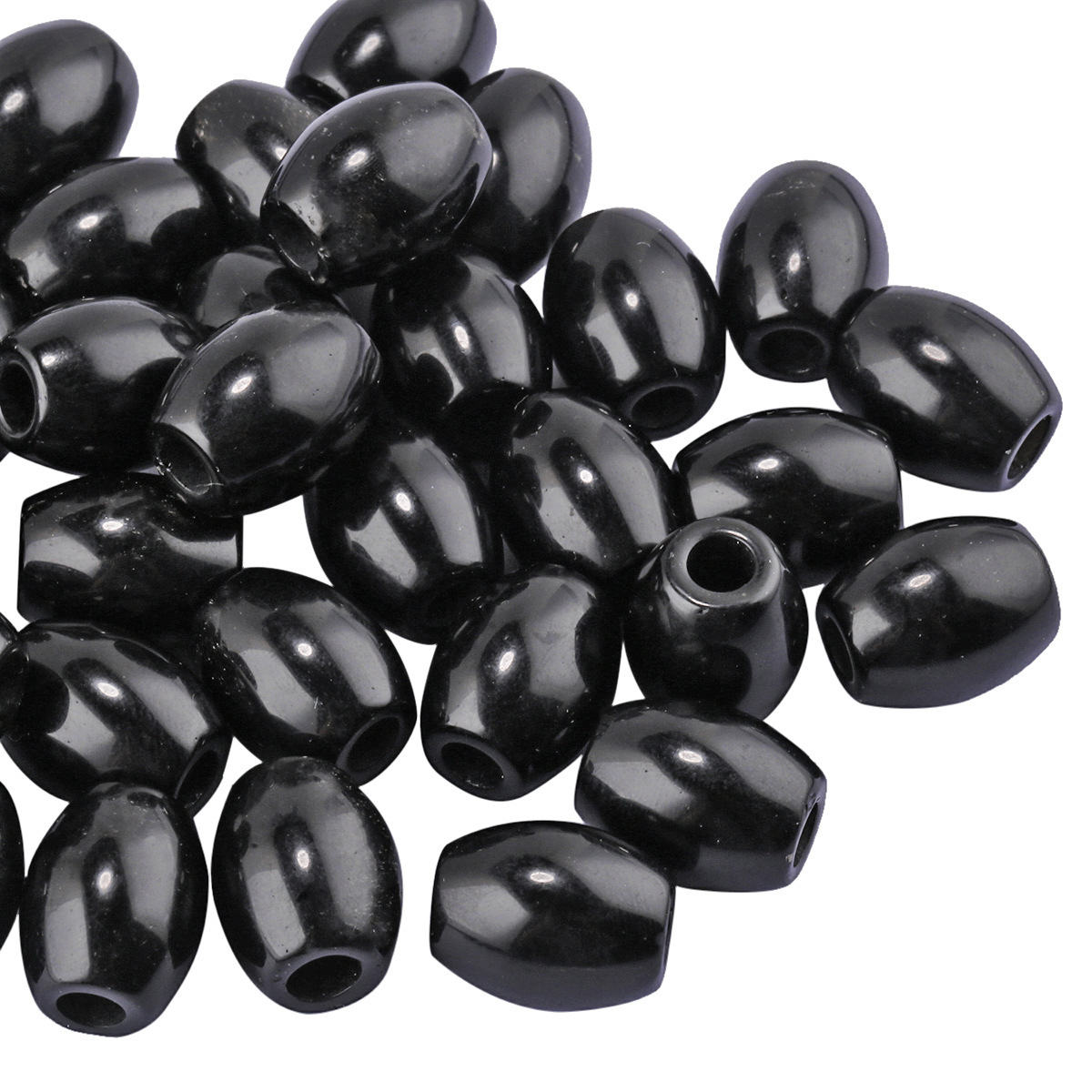 Handmade Craved Loose 12X16MM Oval Stone Beads for Making Jewelry Drilled Big Hole-5MM 1Pieces