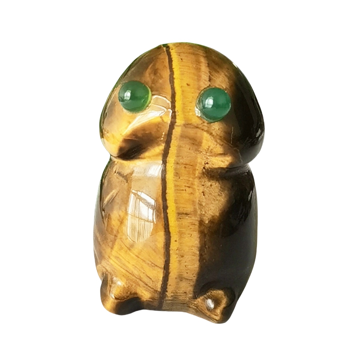 Handmade Craved Gemstone Monster Pendant for Home & office Decor 25X40MM  Spirit Crystal Ghost Sculpture Figurine Ornament Healing Stone