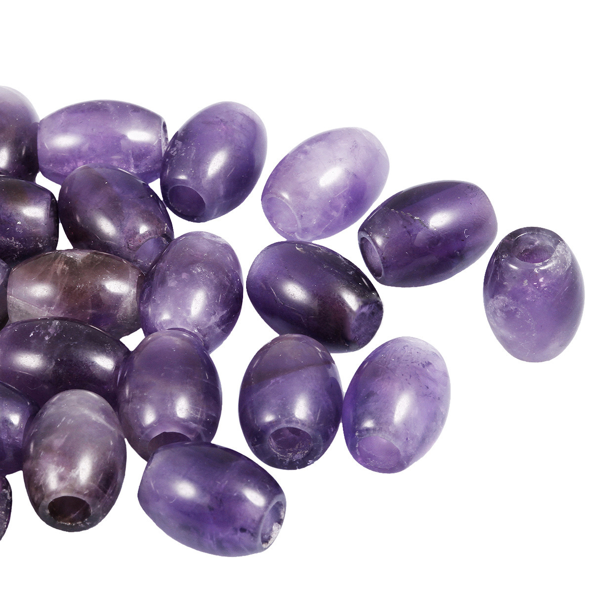 Handmade Craved Loose 12X16MM Oval Stone Beads for Making Jewelry Drilled Big Hole-5MM 1Pieces