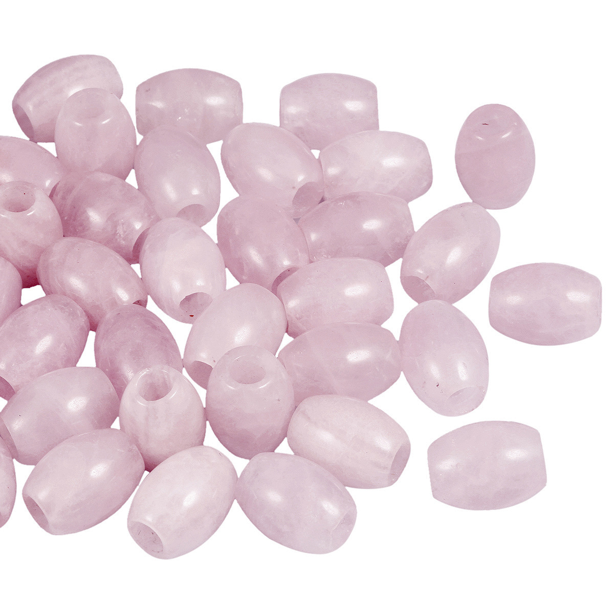 Handmade Craved Loose 12X16MM Oval Stone Beads for Making Jewelry Drilled Big Hole-5MM 1Pieces
