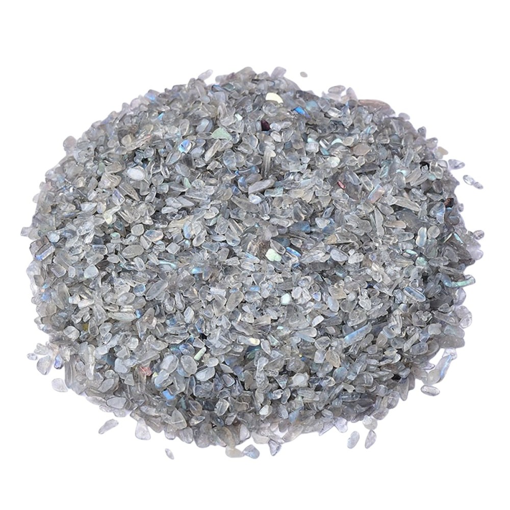 Chip Labradorite Beads for Home Decoration & Decor Making Jewelry 100Gram Crushed Irregular Tumbled Stone Pieces Beads No hole