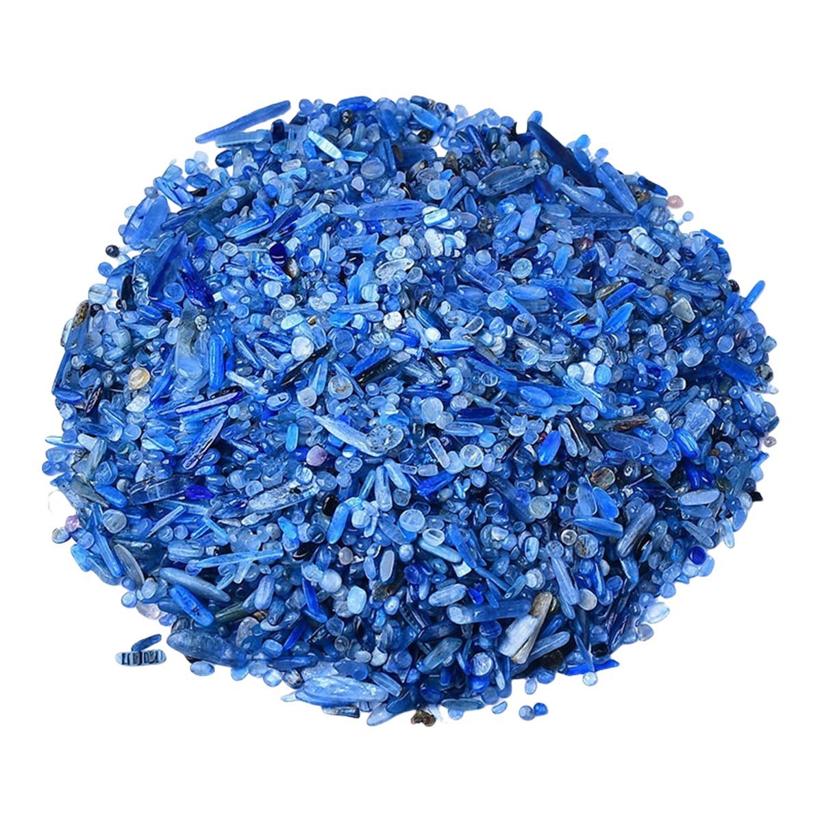 Chip Blue Kyanite Beads for Home Decoration & Decor Making Jewelry 100Gram Crushed Irregular Tumbled Stone Pieces Beads No hole