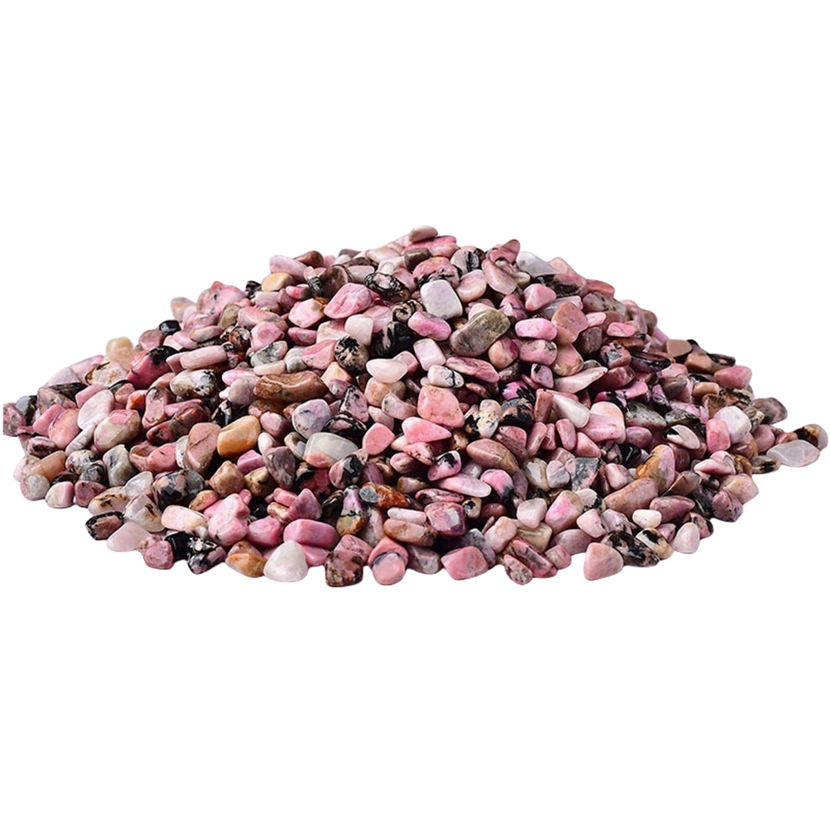 Chip Rhodochrosite Beads for Home Decoration & Decor Making Jewelry 100Gram Crushed Irregular Tumbled Stone Pieces Beads No hole