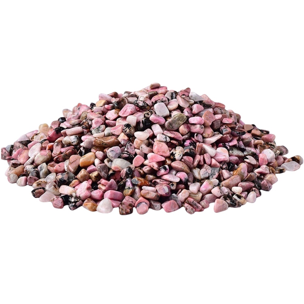 Chip Rhodochrosite Beads for Home Decoration & Decor Making Jewelry 100Gram Crushed Irregular Tumbled Stone Pieces Beads No hole