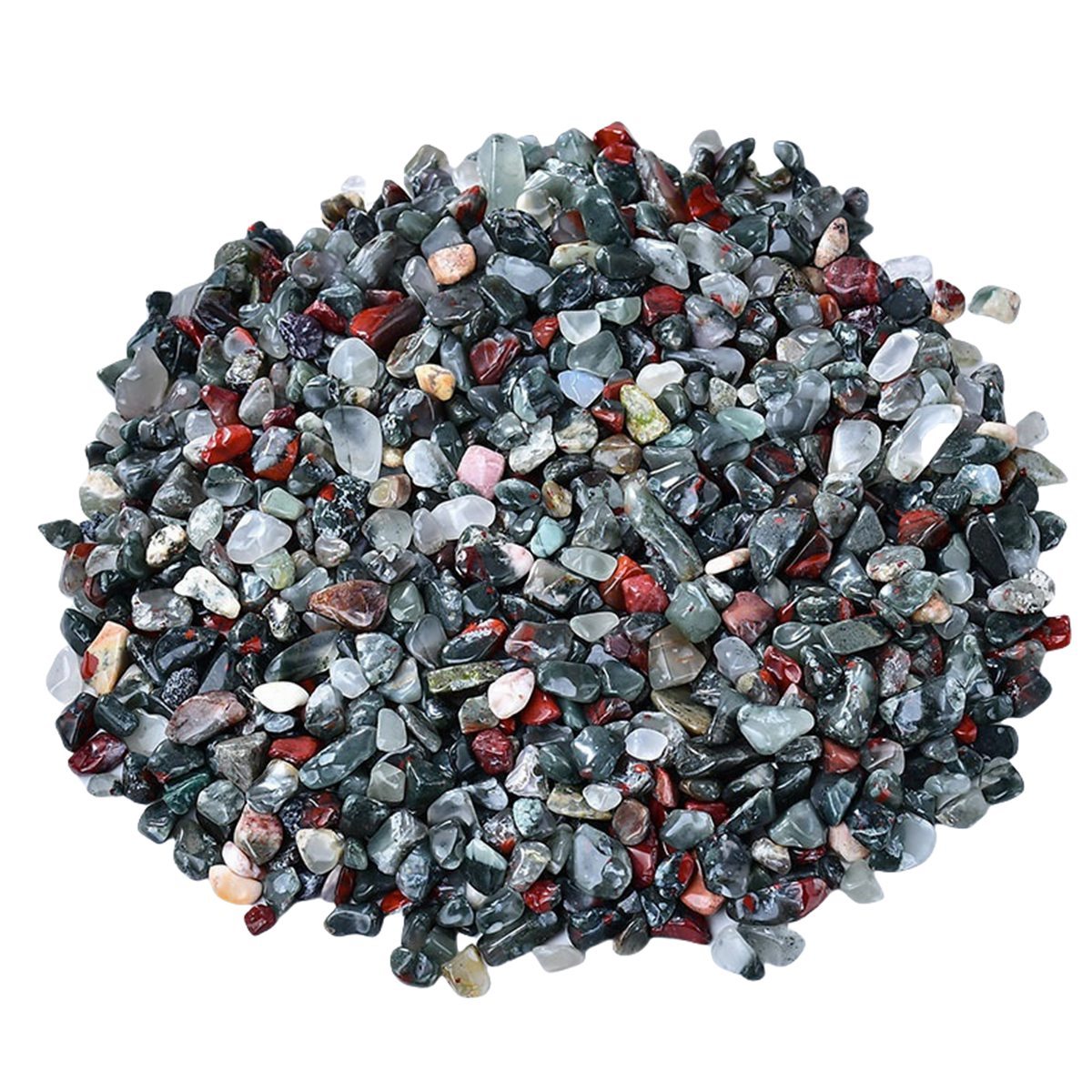 Chip African Bloodstone Beads for Home Decoration & Decor Making Jewelry 100Gram Crushed Irregular Tumbled Stone Pieces Beads No hole