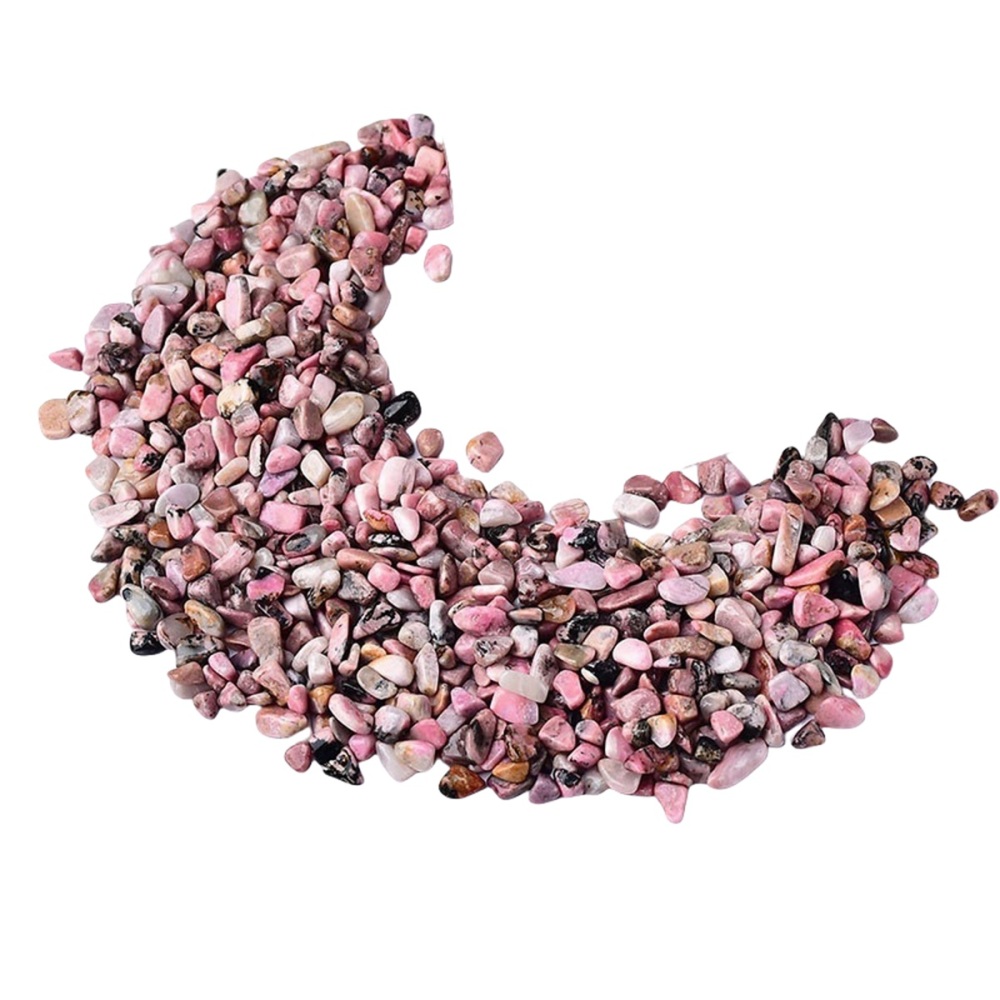 Chip Rhodochrosite Beads for Home Decoration & Decor Making Jewelry 100Gram Crushed Irregular Tumbled Stone Pieces Beads No hole