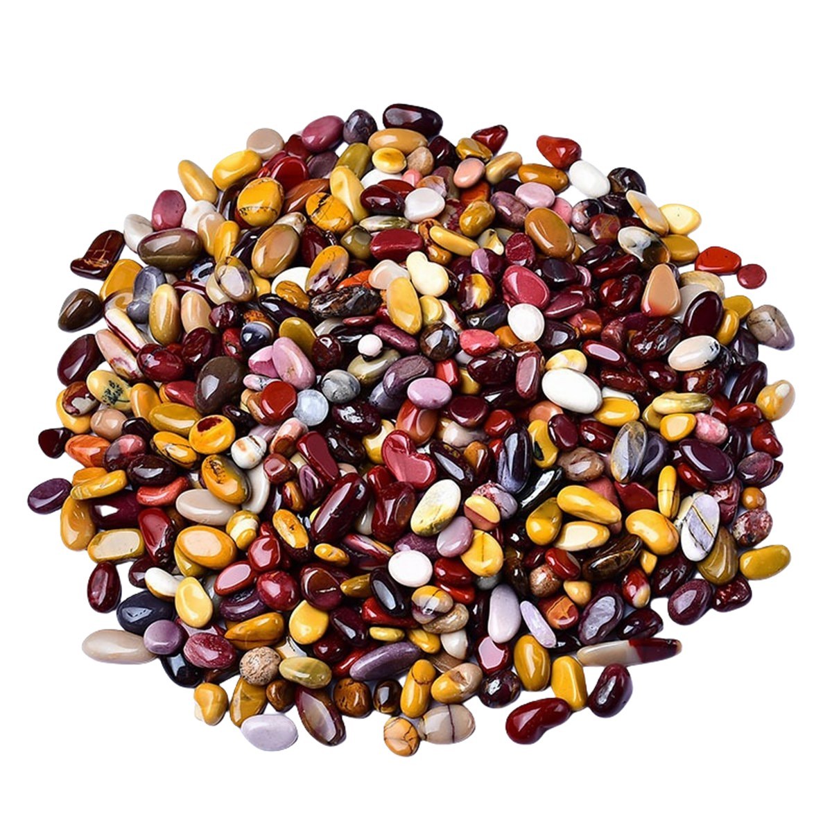Chip Mookaite Jasper Beads for Home Decoration & Decor Making Jewelry 100Gram Crushed Irregular Tumbled Stone Pieces Beads No hole