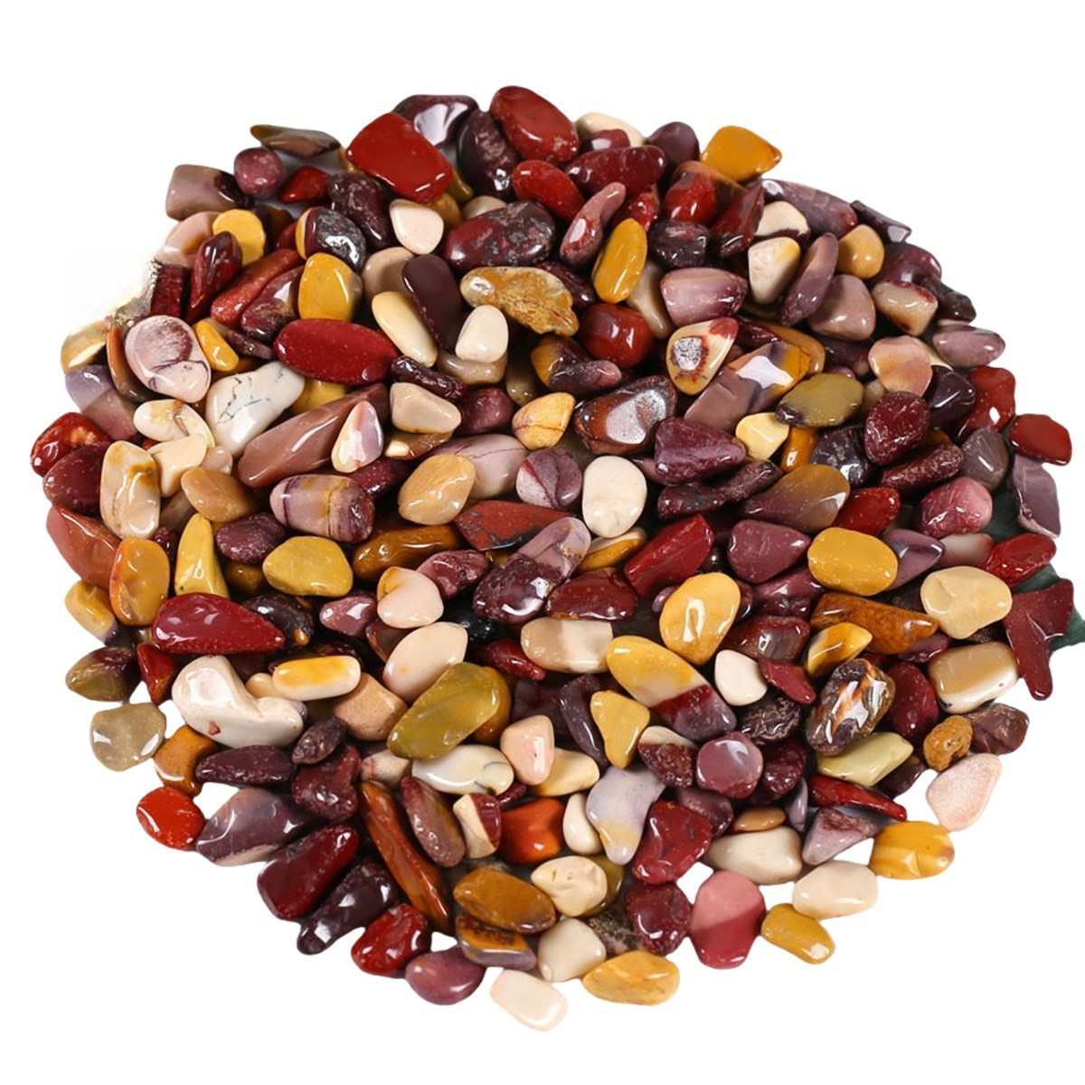 Chip Mookaite Jasper Beads for Home Decoration & Decor Making Jewelry 100Gram Crushed Irregular Tumbled Stone Pieces Beads No hole