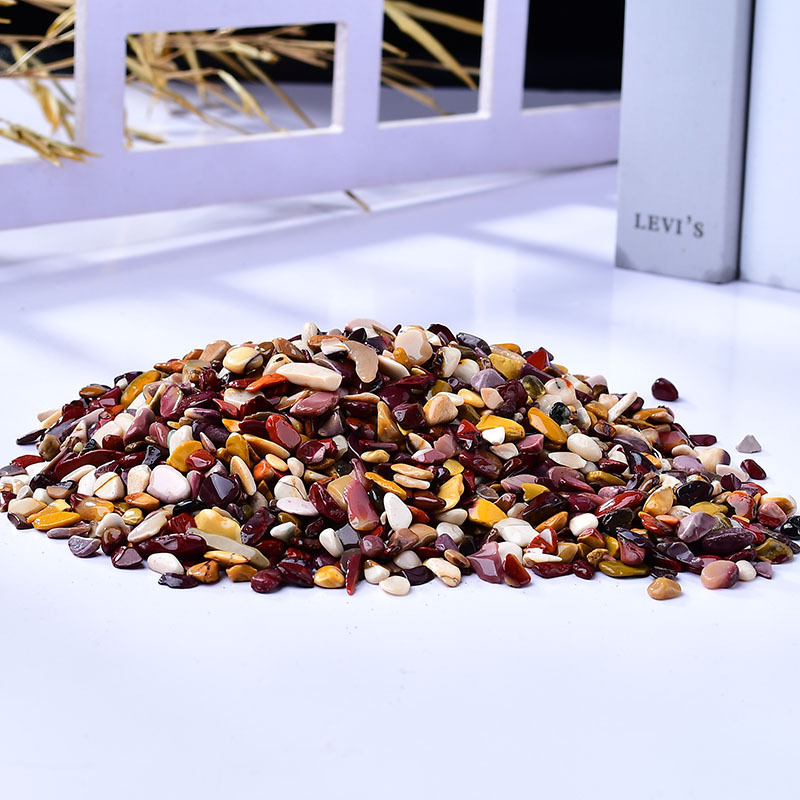 Chip Mookaite Jasper Beads for Home Decoration & Decor Making Jewelry 100Gram Crushed Irregular Tumbled Stone Pieces Beads No hole