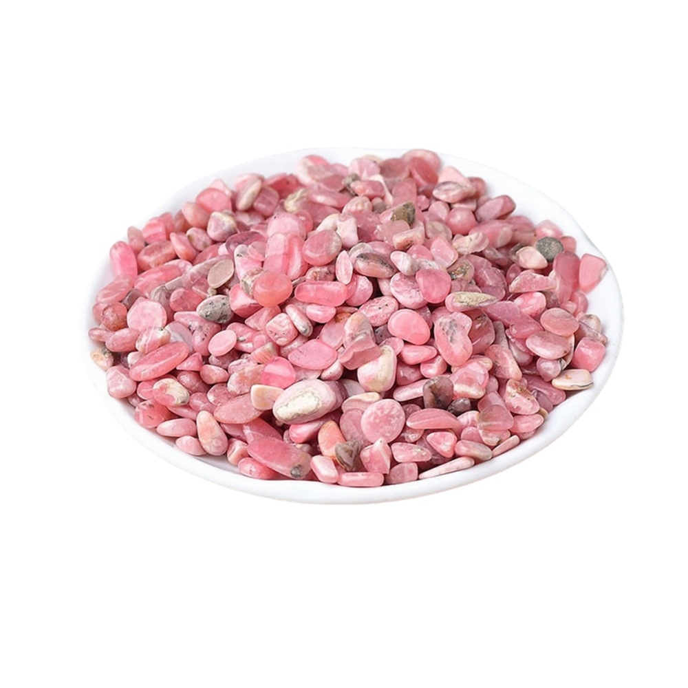 Chip Rhodochrosite Beads for Home Decoration & Decor Making Jewelry 100Gram Crushed Irregular Tumbled Stone Pieces Beads No hole