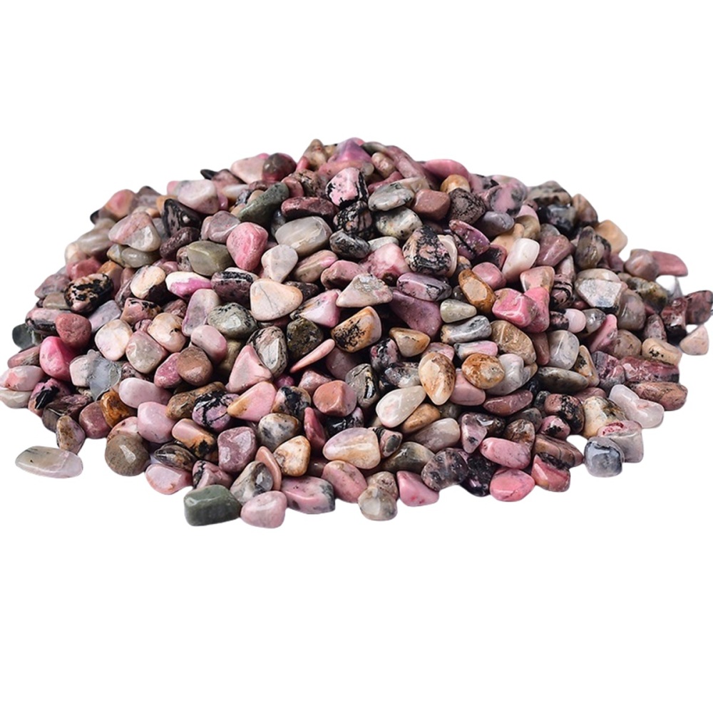 Chip Rhodochrosite Beads for Home Decoration & Decor Making Jewelry 100Gram Crushed Irregular Tumbled Stone Pieces Beads No hole