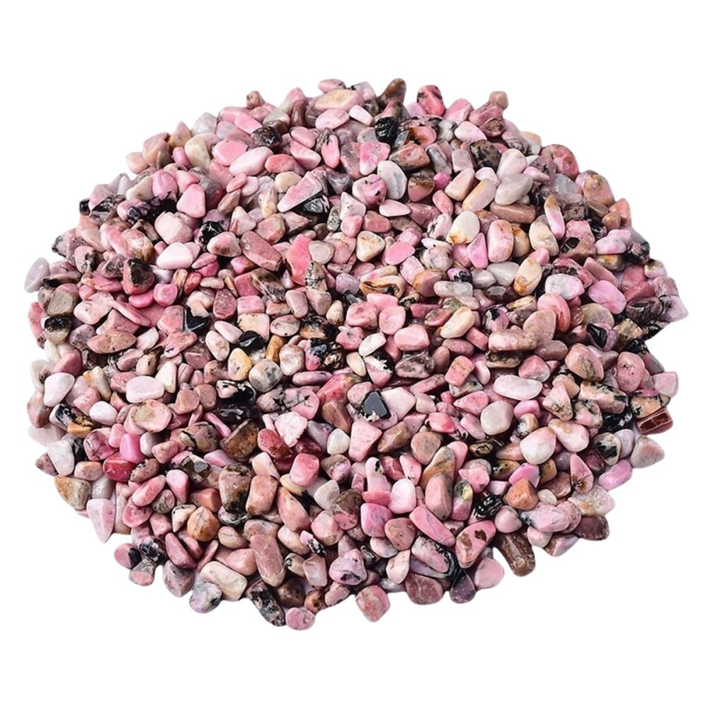 Chip Rhodochrosite Beads for Home Decoration & Decor Making Jewelry 100Gram Crushed Irregular Tumbled Stone Pieces Beads No hole