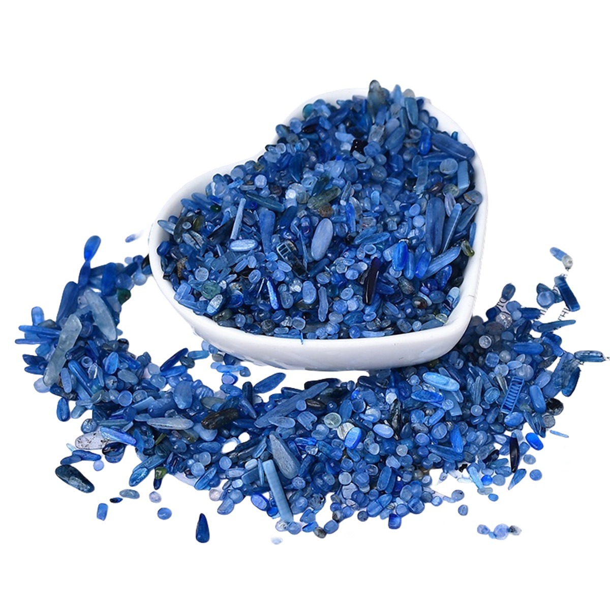 Chip Blue Kyanite Beads for Home Decoration & Decor Making Jewelry 100Gram Crushed Irregular Tumbled Stone Pieces Beads No hole