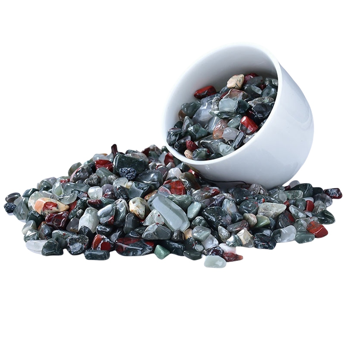 Chip African Bloodstone Beads for Home Decoration & Decor Making Jewelry 100Gram Crushed Irregular Tumbled Stone Pieces Beads No hole