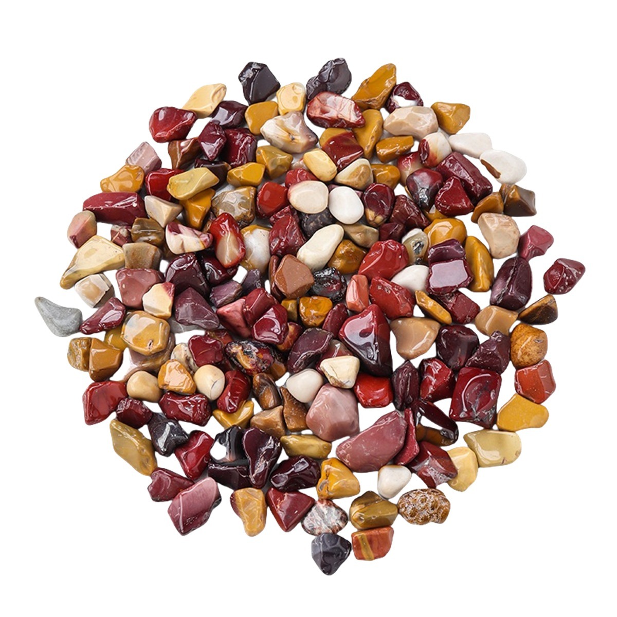 Chip Mookaite Jasper Beads for Home Decoration & Decor Making Jewelry 100Gram Crushed Irregular Tumbled Stone Pieces Beads No hole