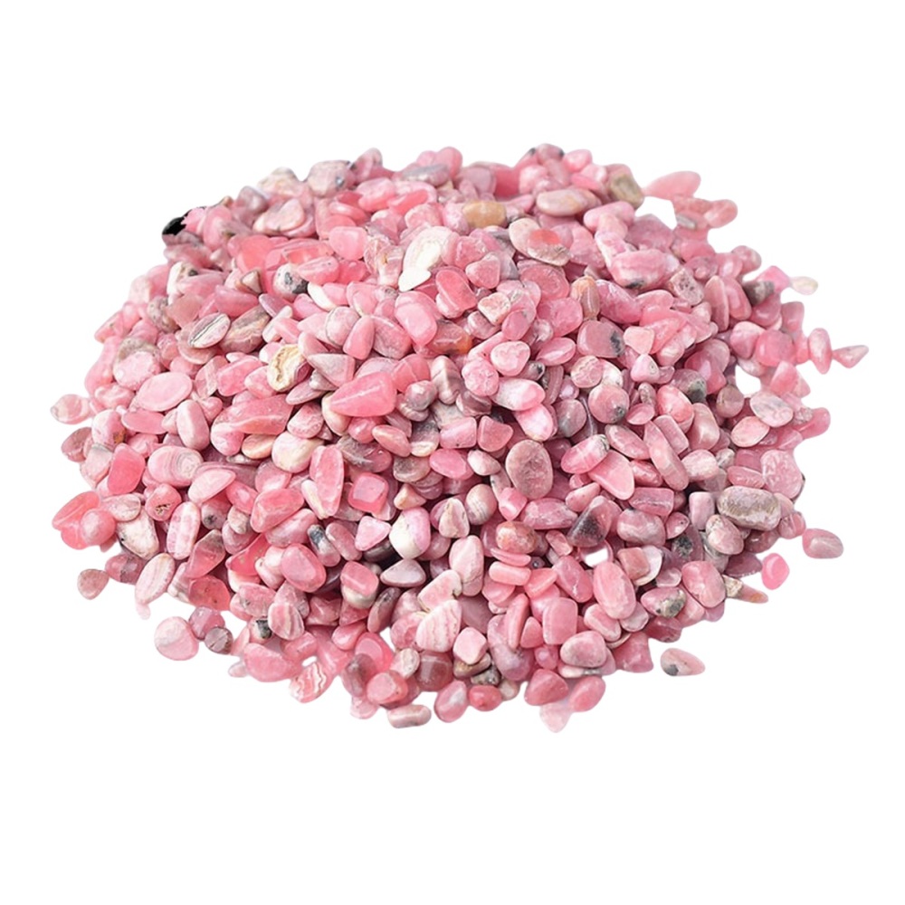 Chip Rhodochrosite Beads for Home Decoration & Decor Making Jewelry 100Gram Crushed Irregular Tumbled Stone Pieces Beads No hole