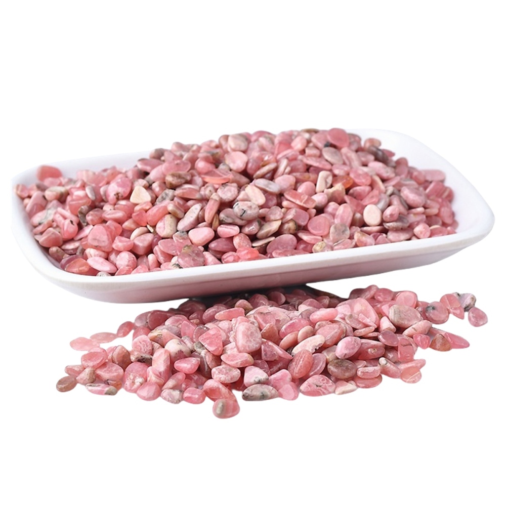 Chip Rhodochrosite Beads for Home Decoration & Decor Making Jewelry 100Gram Crushed Irregular Tumbled Stone Pieces Beads No hole