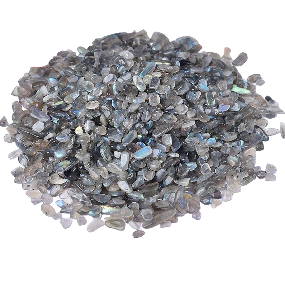 Chip Labradorite Beads for Home Decoration & Decor Making Jewelry 100Gram Crushed Irregular Tumbled Stone Pieces Beads No hole