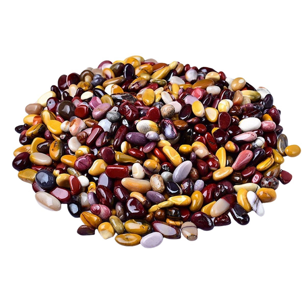 Chip Mookaite Jasper Beads for Home Decoration & Decor Making Jewelry 100Gram Crushed Irregular Tumbled Stone Pieces Beads No hole