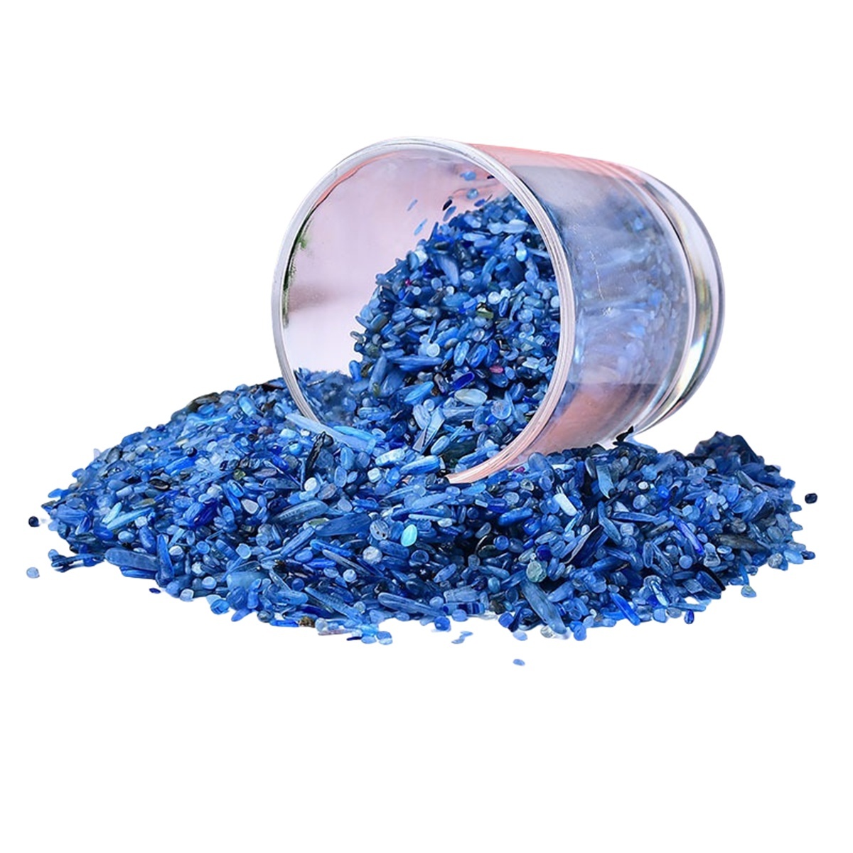 Chip Blue Kyanite Beads for Home Decoration & Decor Making Jewelry 100Gram Crushed Irregular Tumbled Stone Pieces Beads No hole