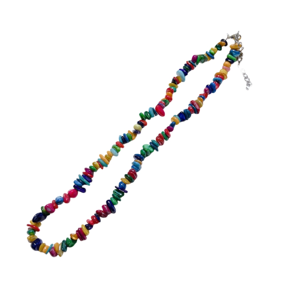 Chip Stone Beads necklaces for Women Handmade Nuggets Gemstone Choker