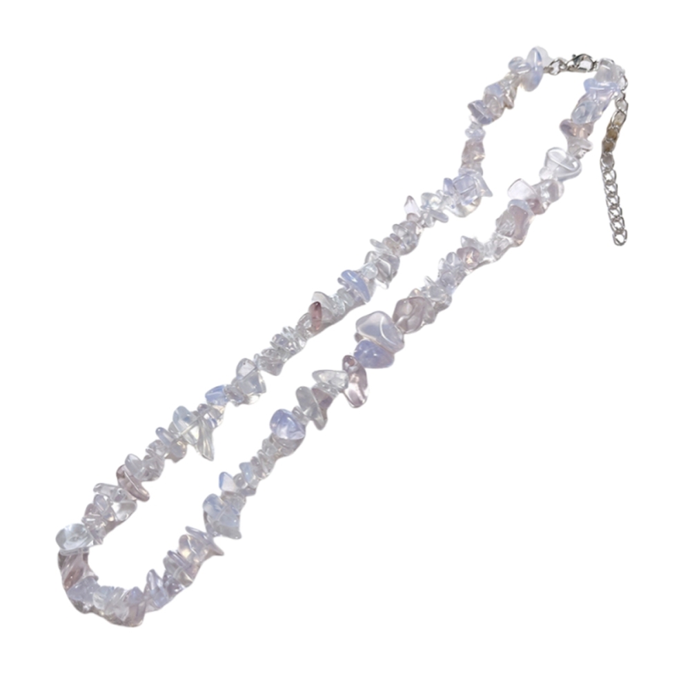 Chip Stone Beads necklaces for Women Handmade Nuggets Gemstone Choker