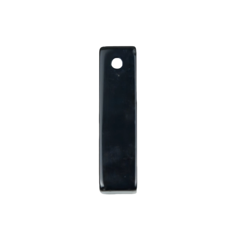 Black Obsidian Rectangle Stone Pendant for Making Jewelry Necklace Earrings 6X6X25MM Cuboid Beads