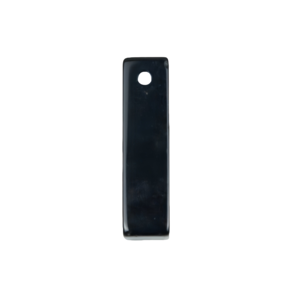 Black Obsidian Rectangle Stone Pendant for Making Jewelry Necklace Earrings 6X6X25MM Cuboid Beads