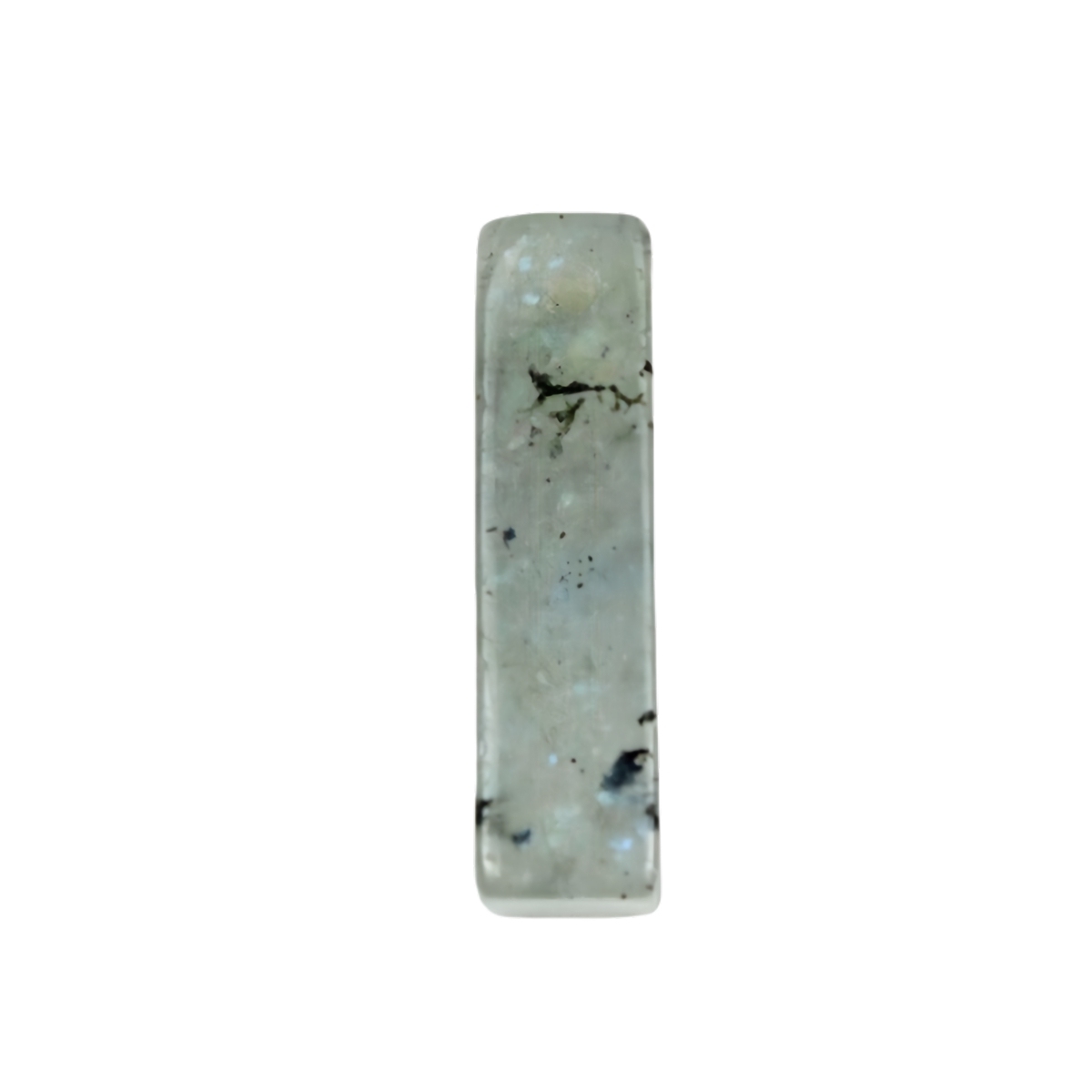 Labradorite Rectangle Stone Pendant for Making Jewelry Necklace Earrings 6X6X25MM Cuboid Beads