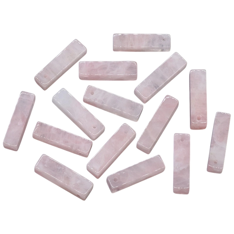 Rectangle Stone Pendant for Making Jewelry Necklace Earrings 6X6X25MM Cuboid Beads